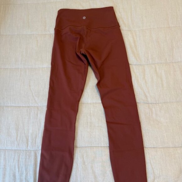 Lululemon Wunder Under High-Rise Tight 25" Full-On Luxtreme Ancient Copper Sz 4 - Picture 2 of 5